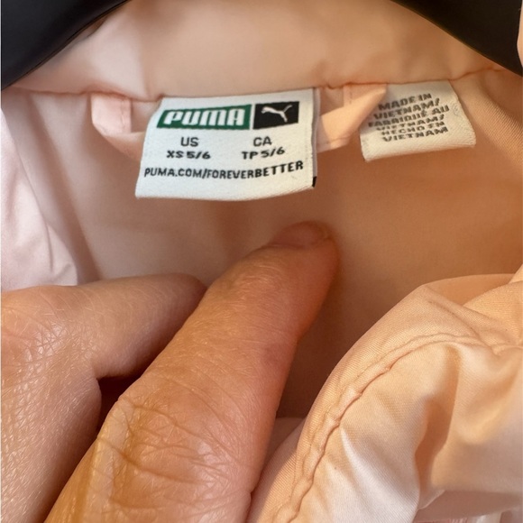 Puma Pink Puffer Jacket - Picture 3 of 4